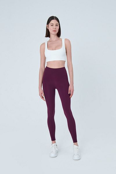 UP&FIT Push Up High Waist Lift Leggings Plum