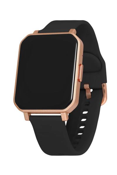 You Watch F12-YF123 You Smart Rose & Black Silicon Unisex Kol Saati