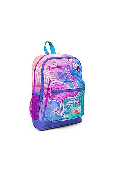 Yaygan Coral High Kids Flamingo Patterned Primary School Bag 23705