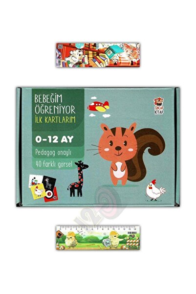 Sincap Kitap Bebeğim Öğreniyor İlk Kartlarım - 0-12 Ay