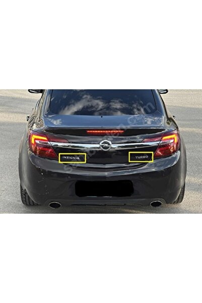 EDEXPORT Opel Uyumlu " Insıgnıa & Turbo " Bagaj Yazısı Seti 2'li Paket