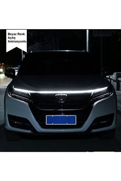 Sistem Led Market Açılış Animasyonlu Beyaz Renk Kaput Ledi Animasyonlu 120cm