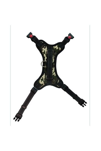 FloriaShopping Küçük Orta Büyük Köpekler Için Pet Yürüyen Göğüs Kayışı, (kamuflaj)
