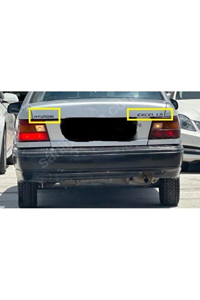 EDEXPORT Hyundai&excel Ls Krom Bagaj Yazısı Seti 2'li
