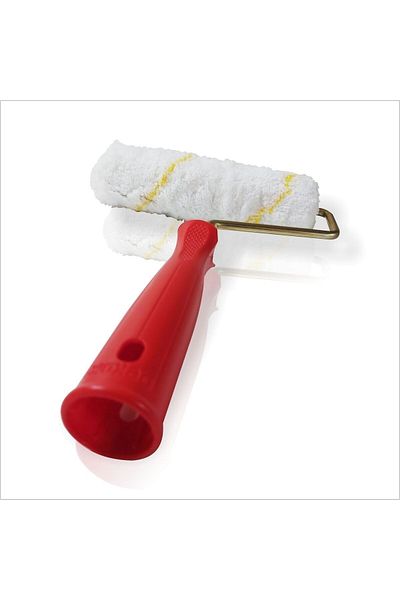 M3DECORİUM Long Lightweight Disassembled Handle 150cm Wide 22cm Feather Paint Whitewash Roller Brush Roller