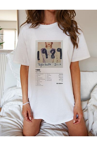 Adrift Taylor Swift - 1989 Album Design Tricou supradimensionat
