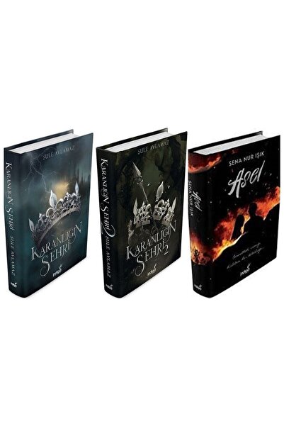 İndigo Kitap Karanlığın Şehri 1-2 Şule Avlamaz Ciltli + Asel Ciltli Sena Nur ...