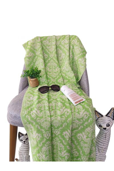 Peştanoz Peshtemal 100% bumbac, model Clara, țesut jacquard cu 2 straturi, ve...