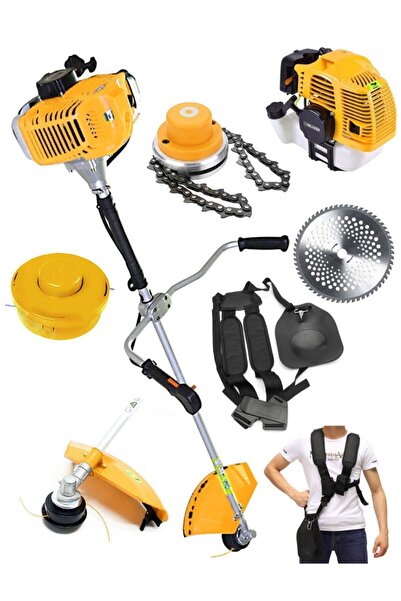 Graizer Alman 6 Hp Yan Tipi Benzinli Motorlu Ot Çalı Tırpanı Çim Biçme Makine...