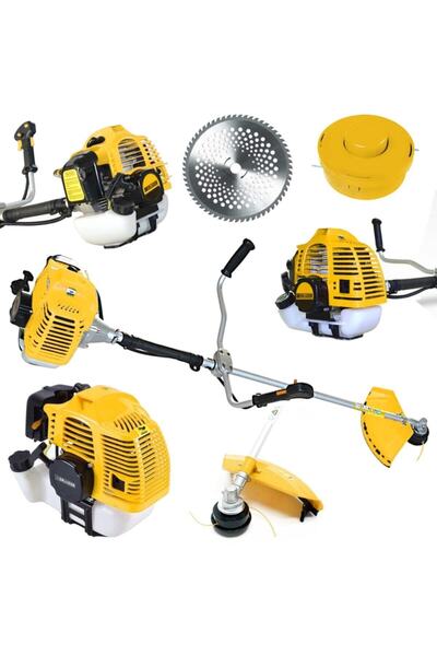 Graizer Alman 6 Hp Yan Tipi Benzinli Motorlu Ot Çalı Tırpanı Çim Biçme Makine...