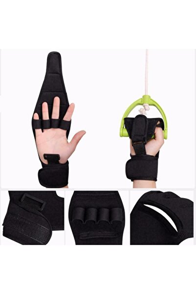 KEMSAD قطعة واحدة من قفازات الأصابع للتدريب وإعادة التأهيل - قبضة يد ثابتة مس...