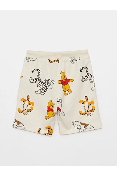 LC Waikiki Chlapecké šortky Lcw Baby Medvídek Pú a tygr s potiskem