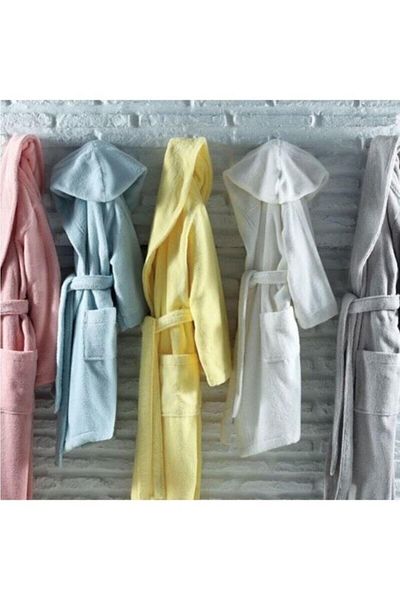 Sarev Μπουρνούζι με γιακά Micco Shawl Ecru (μέγεθος l)