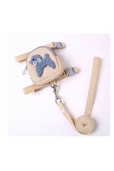 FloriaShopping Anti-Escape Cat Walking Leash with Bag and Small Breed Dog Walking Leash