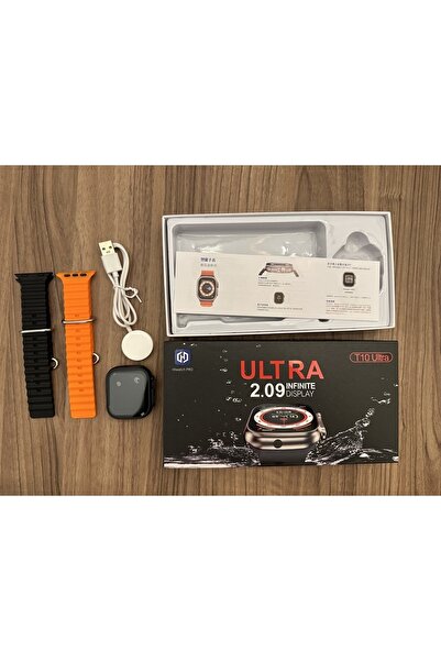 hiwatch T10 Ultra 49mm 1.99" Akıllı Saat Ios/andorid Destekli Arama, Çift Kordon