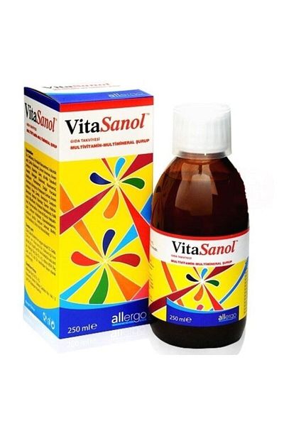 Allergo Vitasanol Multivitamin Syrup 250 ml