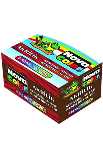 Nova Color Akrilik Boya Şişe 6 lı 30cc Nc-180