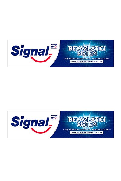 Signal Whitening system 50ml toothpaste 2 pieces