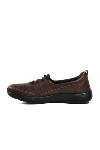 Voyager Γυναικεία casual παπούτσια 8278-24K καφέ από γνήσιο δέρμα