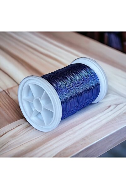 gürbüz filografi 0.30 مم (100 جرام -150 متر) سلك فيلوغرافي فضي اللون أزرق نيلي