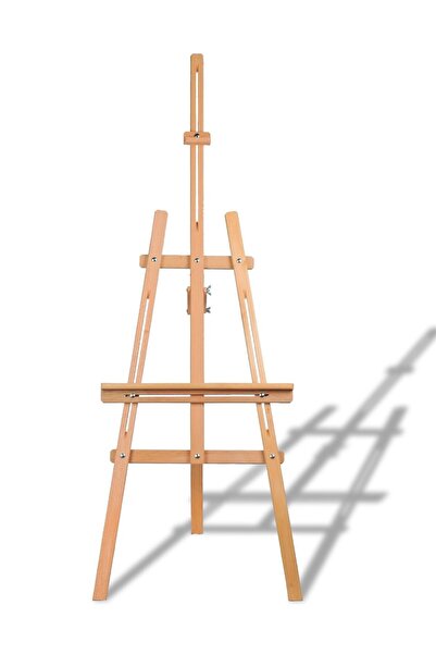 ÇANAKCI AHŞAP Kayın Şövale 172 Cm Resim Şövalesi Ressam Sehpası