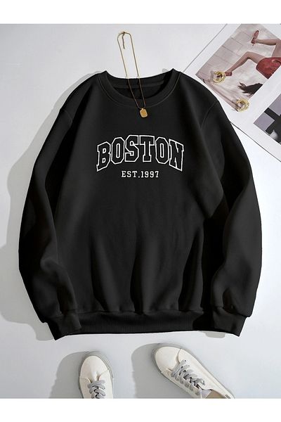 mercoledi Hanorac oversize unisex cu gât crew