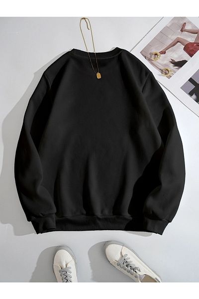 mercoledi Hanorac oversize unisex cu gât crew