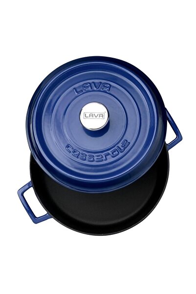 Lava Yayvan Pot Q:28 cm Trendy Blue