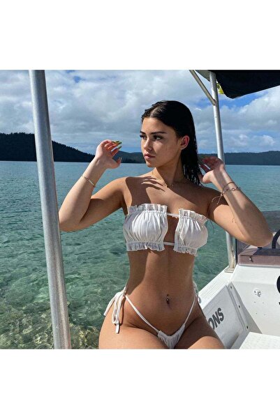 ŞAHPERA BUTİK Σετ μπικίνι με κορδόνι