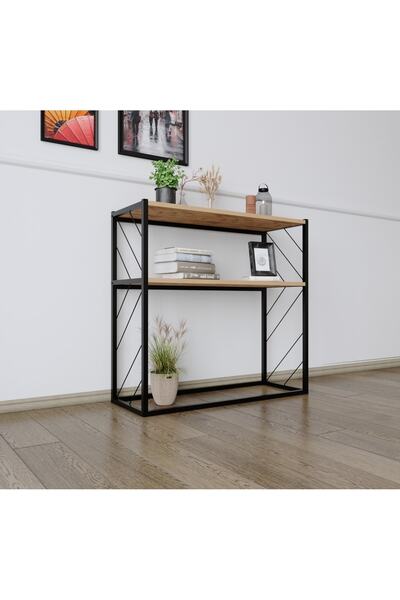 Fahrettin Küçük Dresuar Metal Ayaklı Dekoratif Raflı Dresuar Konsol Metal Dre...