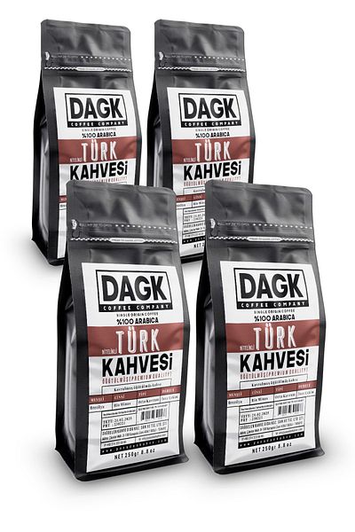 Dagk Turkish Coffee Qualified 4x250g (OPPORTUNITY PACKAGE)