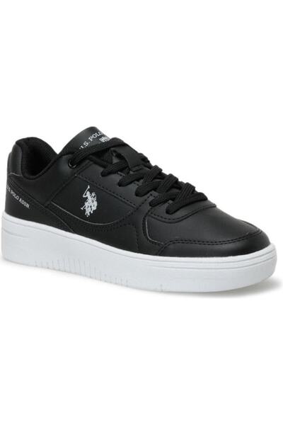 U.S. Polo Assn. ΒΑΣΗ. Polo Assn. Lee Wmn 3fx Μαύρα γυναικεία casual αθλητικά ...