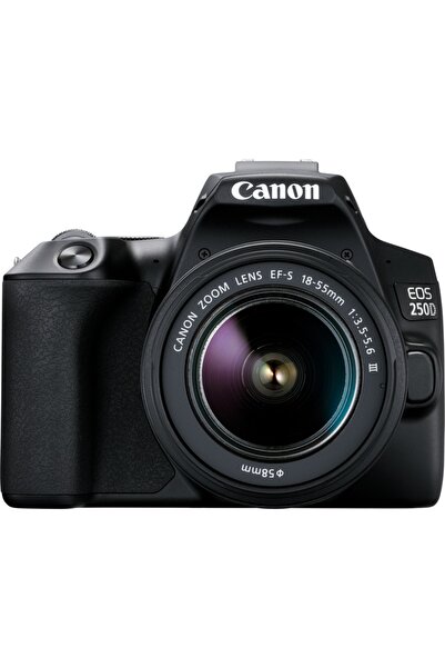 Canon EOS 250D 18-55mm DC III FOTOĞRAF MAKİNESİ ( 2 Yıl Eurasia Garantili )