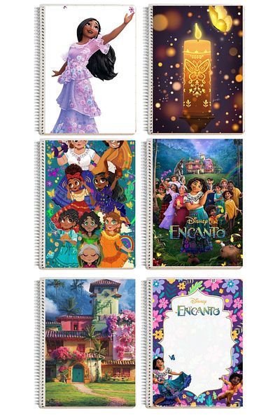 animeandyourworld دفتر ملاحظات EncantoA4 مقاس 1 72 صفحة (مسطر أو مربع).