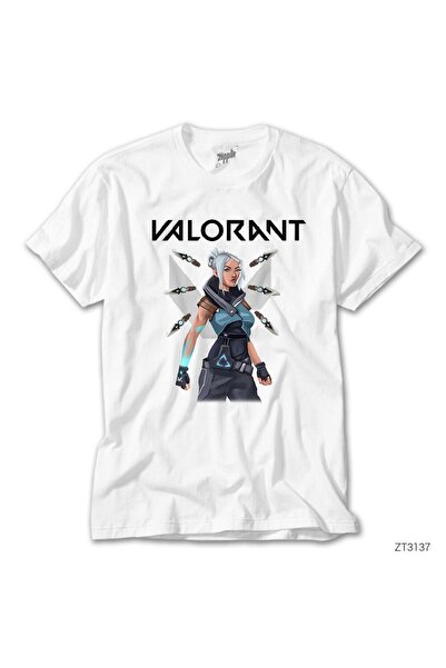 Z zepplin Tricou alb cu cuțit Jett