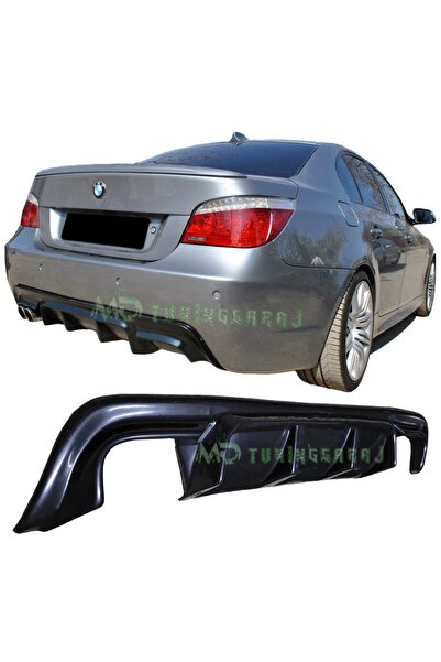 mdtuninggaraj Bmw 5 Serisi E60 2004-2010 Uyumlu M-tech Tampon Uyumlu Boyasız Plastik Vorsteiner Difüzör