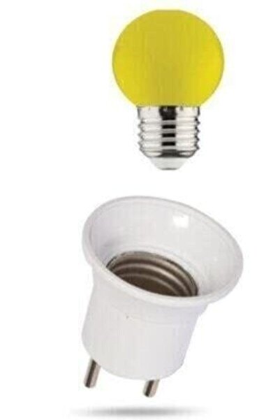 Fujika Duy Fişli + 15w E-27 Duylu Renkli Gece Lambası Ampulu Sarıı Işık