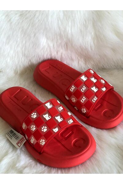 GEZER Summer Women's Cat and Paw Pattern Soft Sole Lightweight Women's Slippers