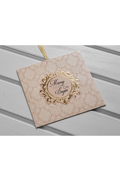 İKLİM DAVETİYE Iklim Nikah Nişan Düğün Davetiyesi 10515 - 100 Adet