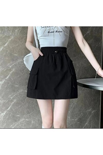 Gofeel Y2k Vintage Парашутна тканина Карго спідниця