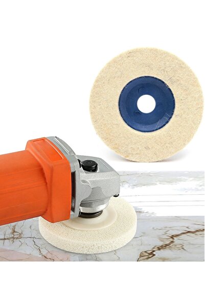 Depolife Yün Keçe Diski Sıkıştırılmış Parlatma Keçesi Avuç Taşlama Spiral Içi...