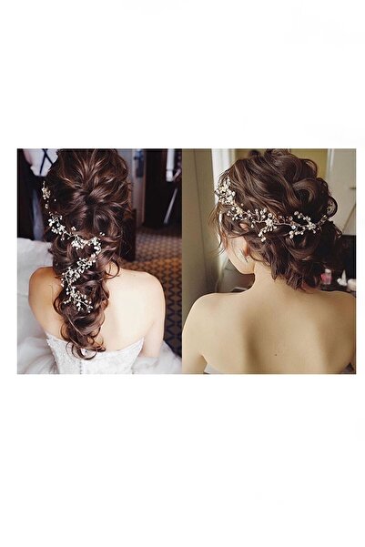 bba new trend تاج زفاف 28 سم تاج زفاف مزين باللؤلؤ، تاج زفاف، إكسسوار شعر للع...