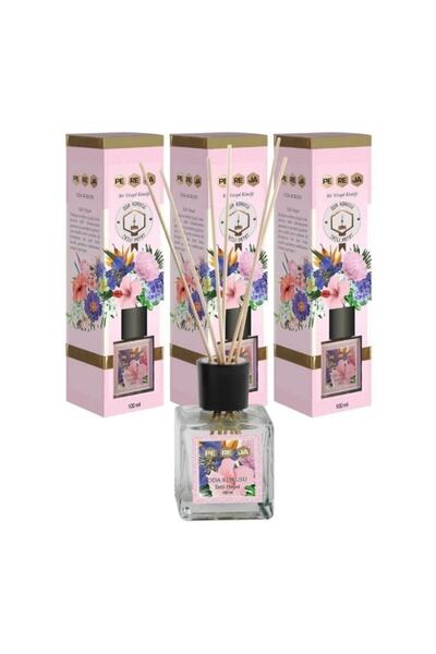 Pereja Çubuklu Oda Kokusu Tatlı Hayat 100 Ml 3'lü Seti