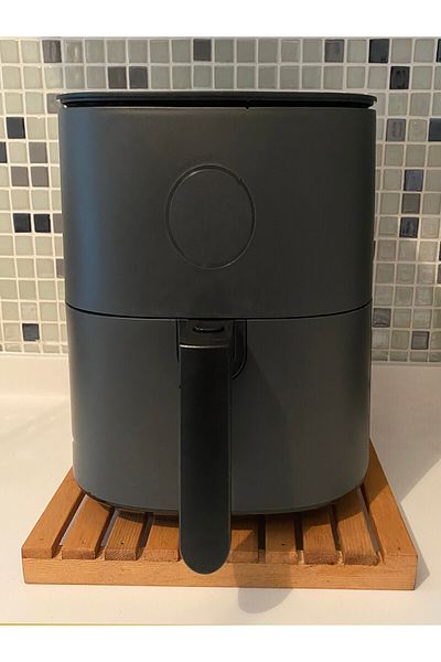 Flixora Wooden Airfryer Base Multi-Purpose Riser Grill Stand 30 X 30 Cm