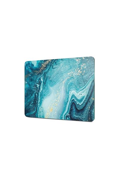 Decovetro Blue Marble Look Glass Cutting and Presentation Table - 30cm x 40cm