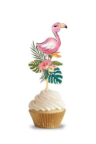 Big Party Toothpick Flamingo 10pcs