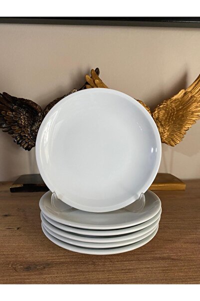 ZAGİ 6'lı Porselen Tatlı Tabağı 16.5 cm