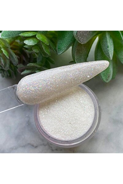 hbtasarim Beyaz mikro sim-white glitter