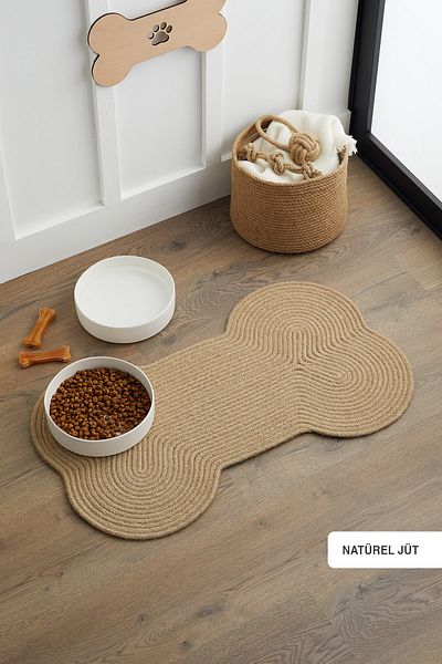 Ocean Home Textile حبل الجوت متعدد الأغراض للديكور الداخلي والخارجي للباب الأمامي ممسحة العظام 73x43