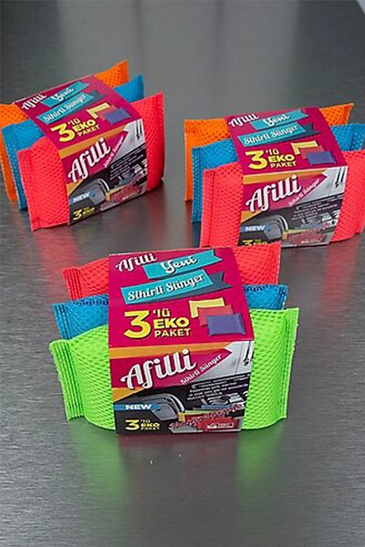 Afilli Colorful magic sponge eco pack of 3